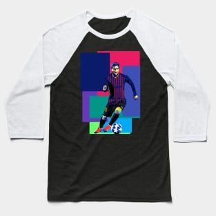 Lionel messi in wpap pop art design Baseball T-Shirt